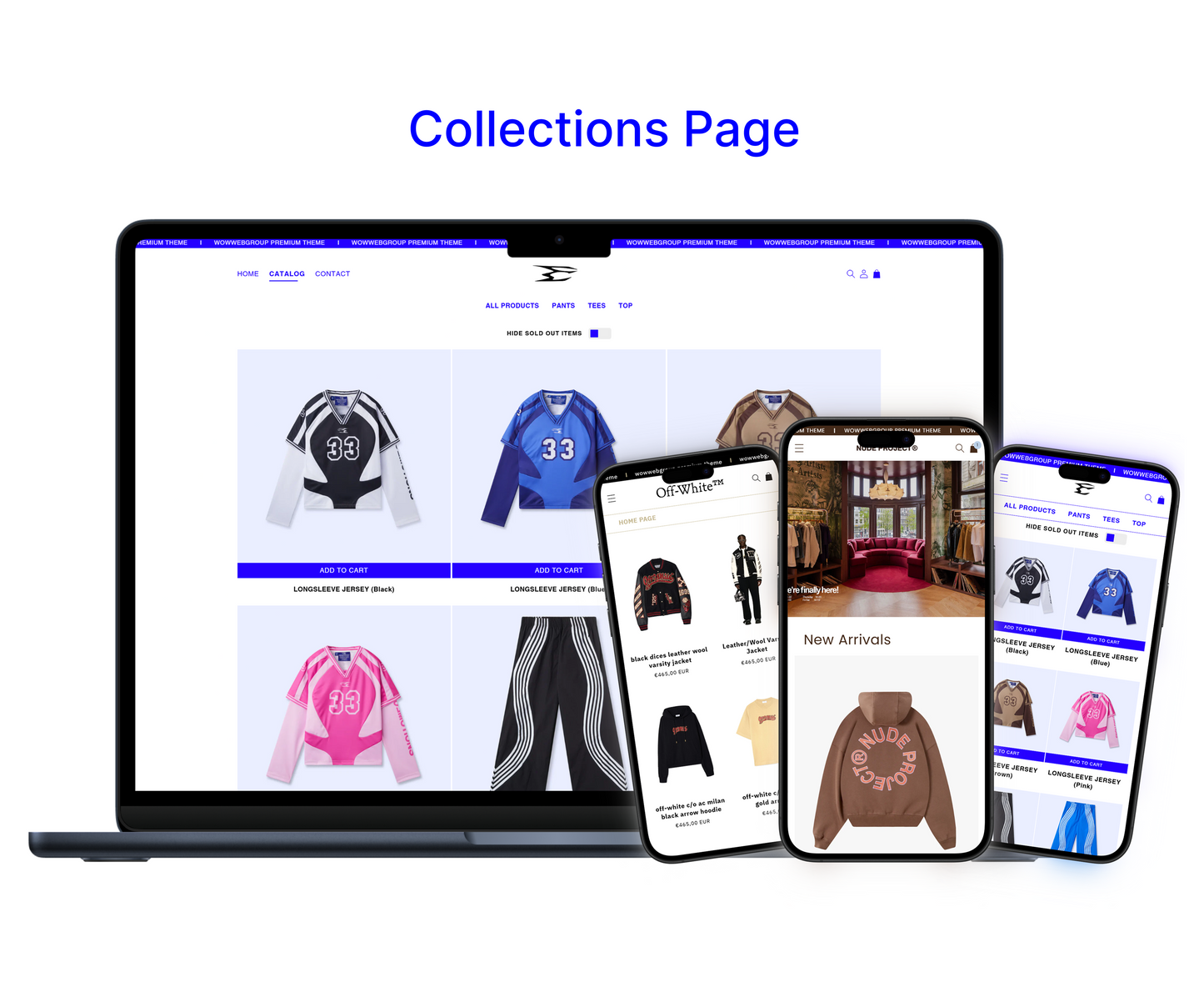 Tema 3D - Edición Exclusiva para Marcas de Ropa