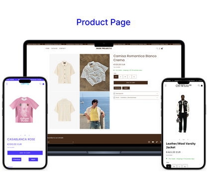 Tema 3D - Edición Exclusiva para Marcas de Ropa