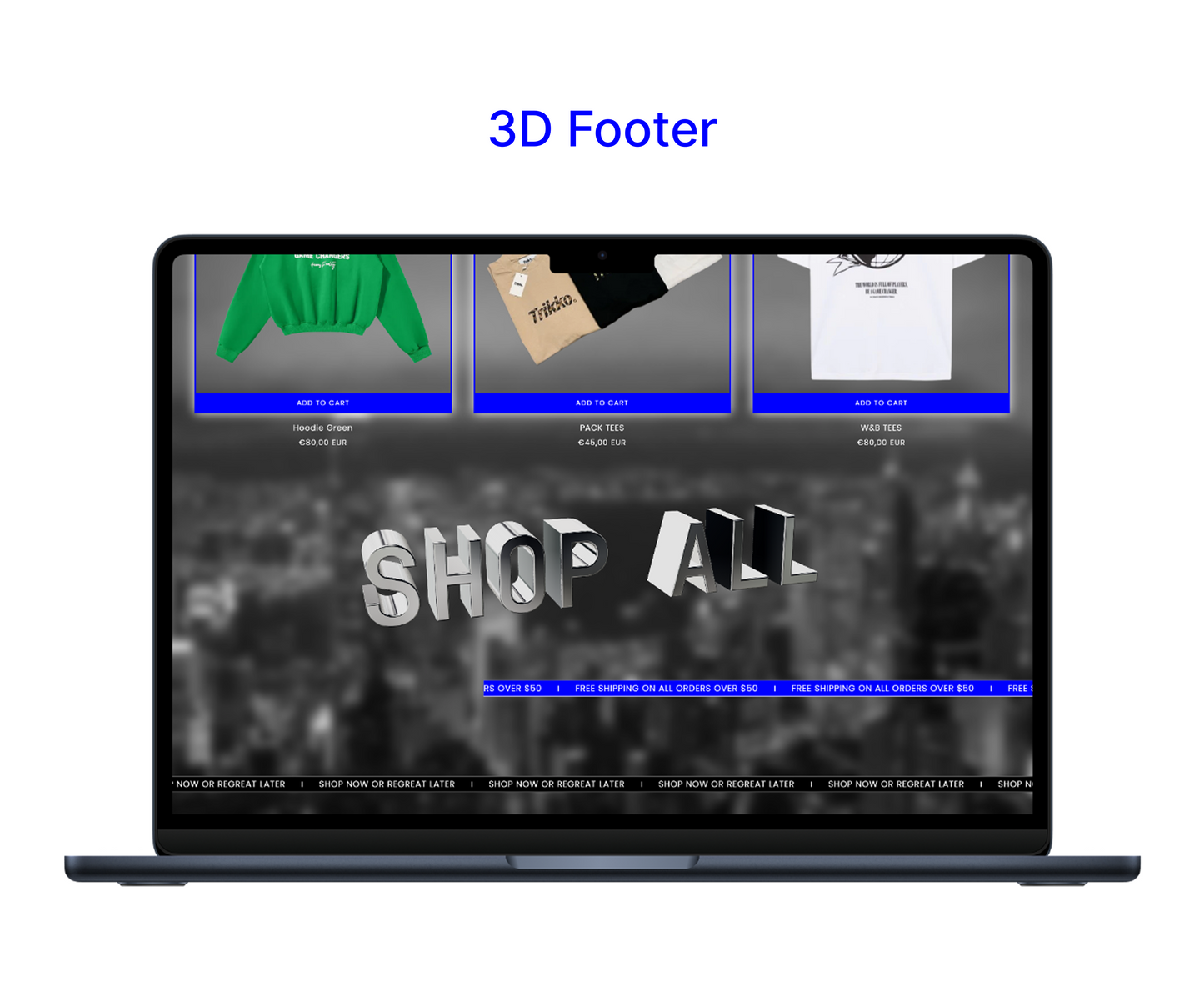 Tema 3D - Edición Exclusiva para Marcas de Ropa