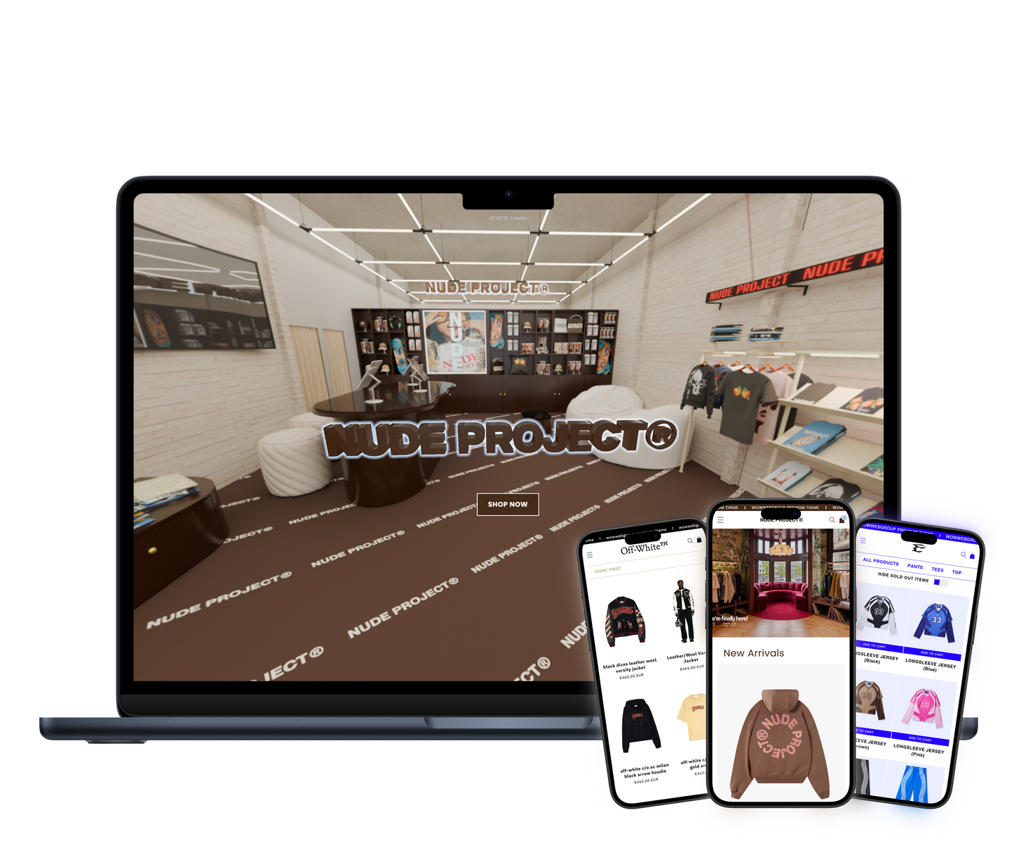 Tema 3D - Edición Exclusiva para Marcas de Ropa